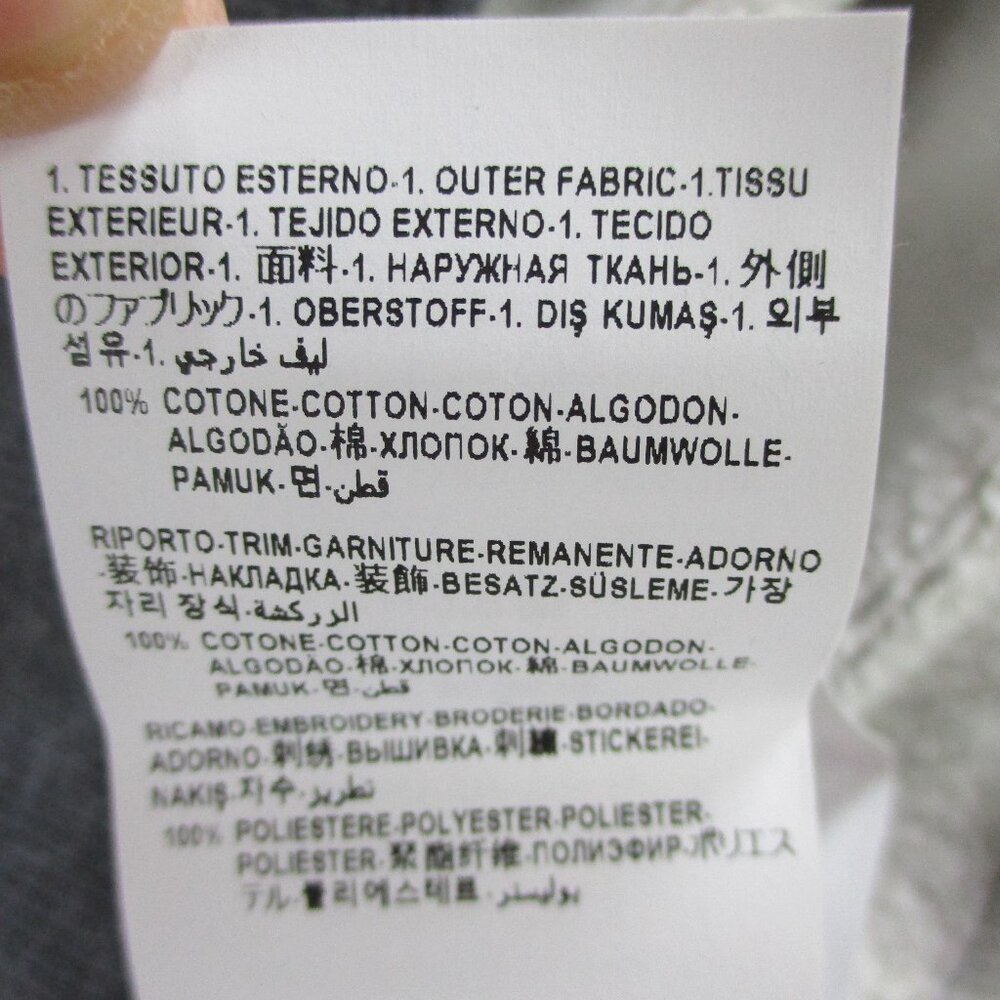 VERSACE Kids Logo Sweatshirt Size 12a Gray Logo Applique Fleece Sweater Crewneck - Picture 8 of 12